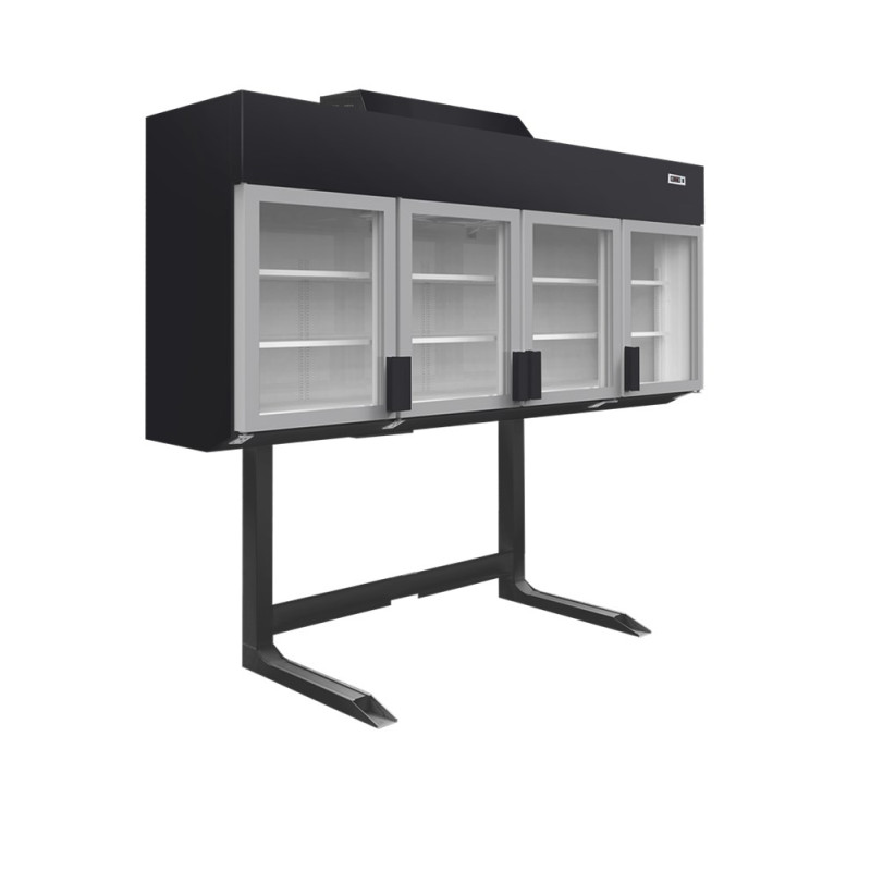 Must Supermarketi Seinale Paigaldatav Sügavkülmik TEFCOLD 650L - 4 Ust Must Supermarketi Seinale Paigaldatav Sügavkülmik TEFCOLD 650L - 4 Ust