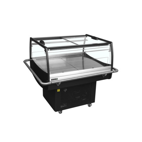 Klaasuksega külmik TEFCOLD 105L Must