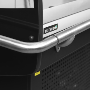 Klaasuksega külmik TEFCOLD 105L Must