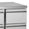 Saladette Positiivne Jahutatud GN 1/1 Roostevaba 3 Ust - 368 L TEFCOLD