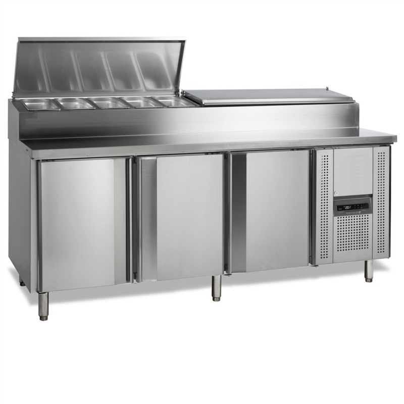 Table Préparation Réfrigérée TEFCOLD 10 GN 1/3 - Équipement Cuisine Professionnelle Table Préparation Réfrigérée TEFCOLD 10 GN 1/3 - Équipement Cuisine Professionnelle