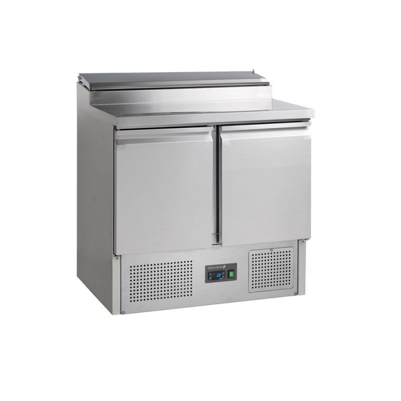 Saladette Réfrigérée GN 1/1 Inox - 2 Portes - 201 L TEFCOLD Saladette Réfrigérée GN 1/1 Inox - 2 Portes - 201 L TEFCOLD