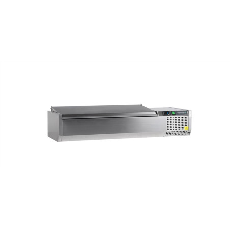 Saladette Inox TEFCOLD - Staatiline - 5 GN 1/4