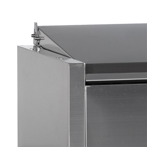 Saladette Inox TEFCOLD - Staatiline - 5 GN 1/4