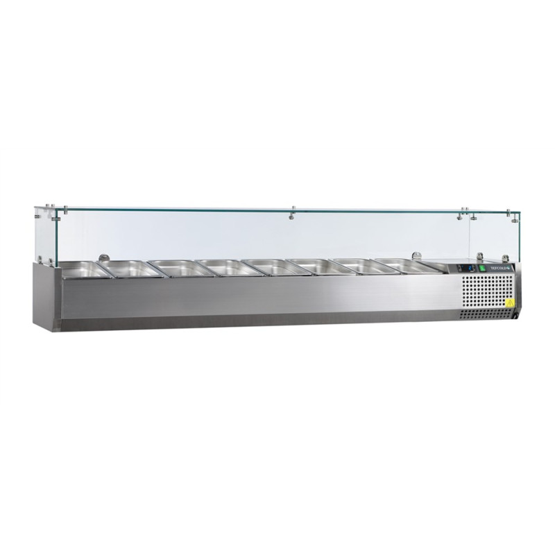 Saladette Statique - 8 GN 1/4 - 53 L TEFCOLD - Roostevaba Teras Saladette Statique - 8 GN 1/4 - 53 L TEFCOLD - Roostevaba Teras