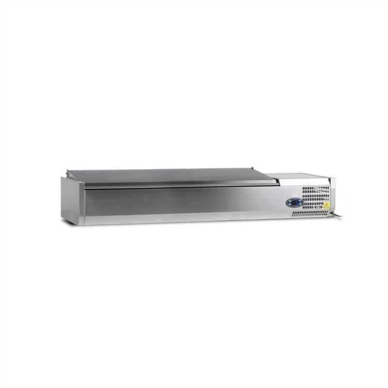 Saladette Inox Statique 7 GN 1/3 TEFCOLD - Professionaalne Kvaliteet Saladette Inox Statique 7 GN 1/3 TEFCOLD - Professionaalne Kvaliteet