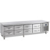 Positiivne GN1/1 külmlaud - 350 L, 8 sahtlit TEFCOLD