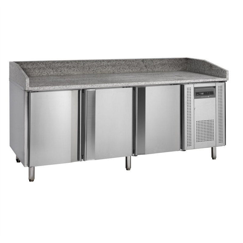 Roostevabast terasest pitsalaud - 400 x 600 mm - 3 ust | Kaubamärk TEFCOLD Roostevabast terasest pitsalaud - 400 x 600 mm - 3 ust | Kaubamärk TEFCOLD