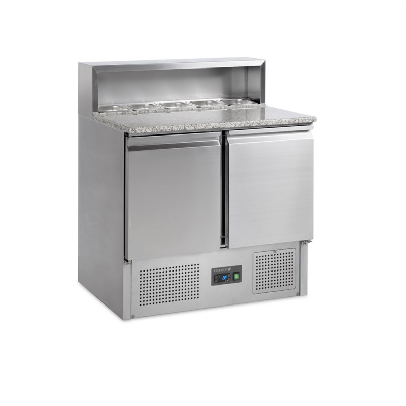 Pizza mööbel - 5 GN 1/6 roostevabast terasest | TEFCOLD PT920 Pizza mööbel - 5 GN 1/6 roostevabast terasest | TEFCOLD PT920