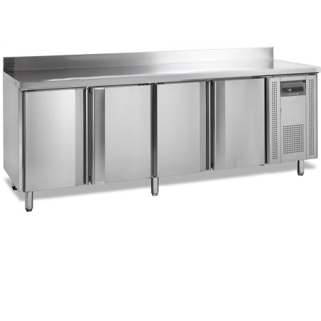 Negatiivne külmlaud tagaservaga - 4 ust - GN 1/1 Tefcold CF7410