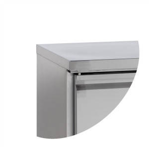 TEFCOLD suupistete letikülmik - 345 L, 3 ust, tagapaneel