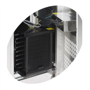 Suupistete letikülmik tagapaneeliga - 4 ust - 460 L TEFCOLD Suupistete letikülmik 4 ust - 460 L