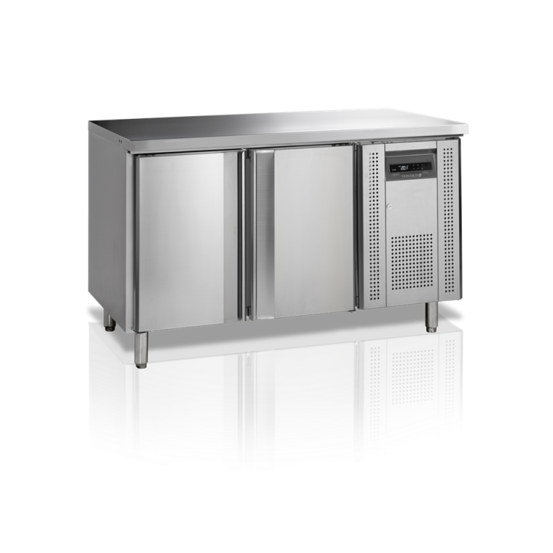 Roostevabast terasest külmlaud 2 ust GN 1/1 TEFCOLD CK7210/-SP - Ventileeritud jahutus, automaatne sulatus Roostevabast terasest külmlaud 2 ust GN 1/1 TEFCOLD CK7210/-SP - Ventileeritud jahutus, automaatne sulatus