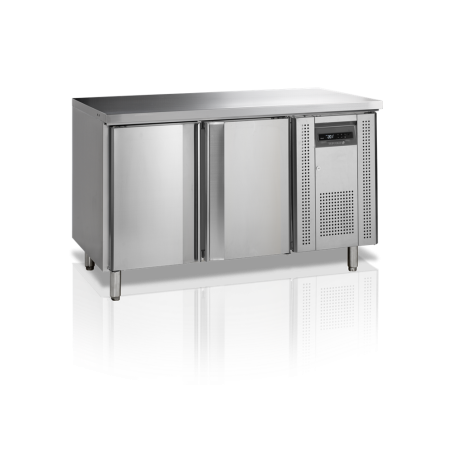 Roostevabast terasest külmlaud 2 ust GN 1/1 TEFCOLD CK7210/-SP - Ventileeritud jahutus, automaatne sulatus