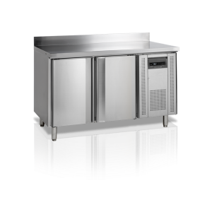 Roostevabast terasest külmlaud tagaseinaga - 2 ust - GN 1/1 | TEFCOLD CK7210