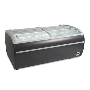 Sügavkülmik 2 Kumer Klaasist Kaant Hall 1255 L TEFCOLD - Professionaalne optimaalne ladustamine.
