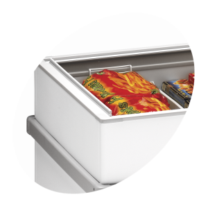 TEFCOLD Klaasist Lükandkaanega Sügavkülmik 805L - Ideaalne Supermarketile