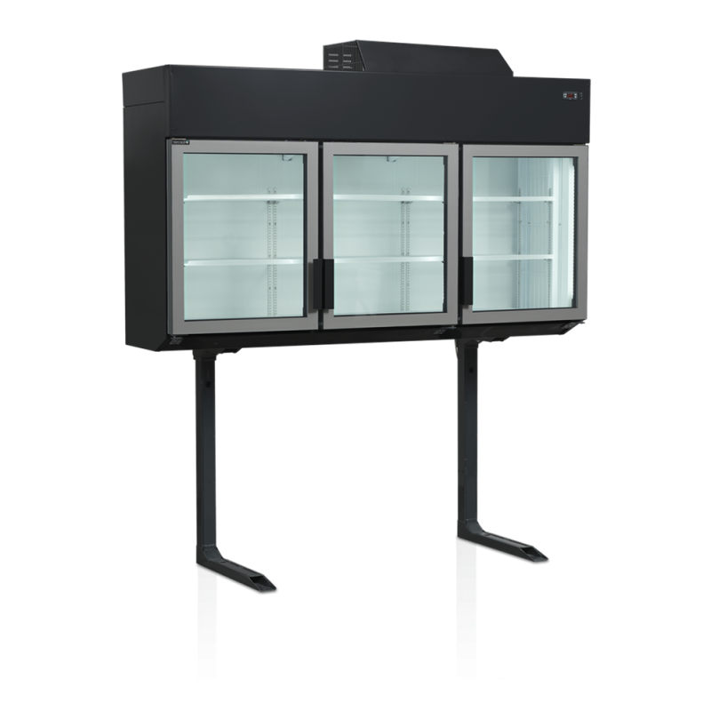 Black Wall Cabinet Freezer TEFCOLD - 628L | Supermarket Black Wall Cabinet Freezer TEFCOLD - 628L | Supermarket