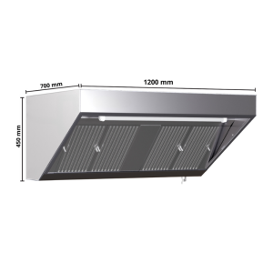 Kuum Snack 700 LED ilma mootorita 1200 Dynasteel - Professionaalne köök