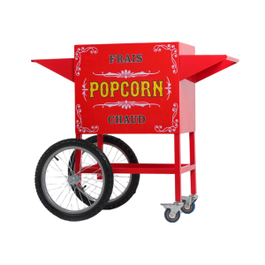 Cart for Popcorn Machine - Red - Dynasteel