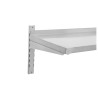 Roostevabast terasest seinariiul hammaslattidel - L 1200 x S 400 mm - Dynasteel