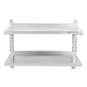 Roostevabast terasest seinariiul hammaslattidel 2 taset - L 800 x S 400 mm - Dynasteel