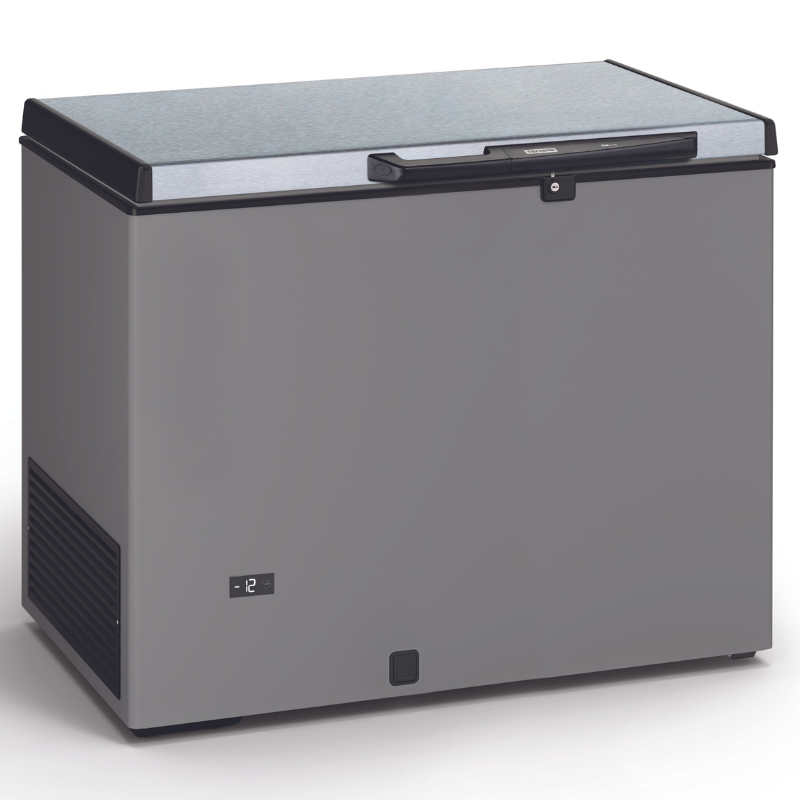 Congélateur Coffre Aspect Inox et Couvercle Inox - 290 L TENSAI Congélateur Coffre Aspect Inox et Couvercle Inox - 290 L TENSAI