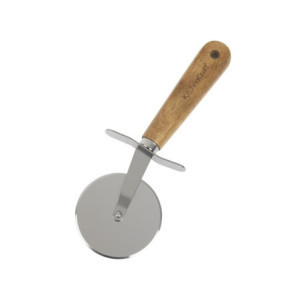 Pitsarull roostevabast terasest - puidust käepide 65 mm, kvaliteetne Kitchen Craft