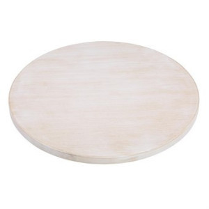 Ümmargune valge vintage lauaplaat 600 mm Bolero DY729