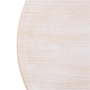 Ümmargune valge vintage lauaplaat 600 mm Bolero DY729
