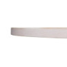 Ümmargune valge vintage lauaplaat 600 mm Bolero DY729