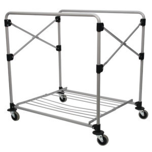 Kokkupandav kaubakäru X-Cart 300L Rubbermaid: kerge ja vastupidav