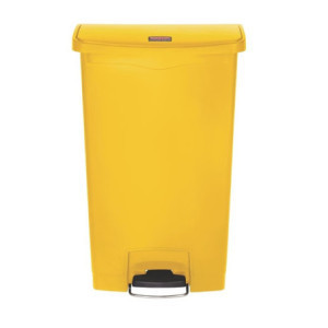 Prügikast Pedaaliga Esiosaga Lai Kollane 68 L Rubbermaid: Laitmatu hügieen ja professionaalne praktilisus
