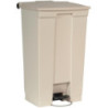 Pedaaliga prügikast Beige 87L Rubbermaid Step-On: Vastupidavus ja hügieen