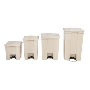 Pedaaliga prügikast Beige 87L Rubbermaid Step-On: Vastupidavus ja hügieen