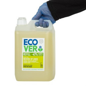 Nõudepesuvahend Kontsentreeritud Sidruni Aloe Vera 5L Ecover: Puhastab ja hoolitseb teie nõude eest