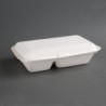2-kambrilised kompostitavad bagassikarbid 253 mm - 200 tk komplekt