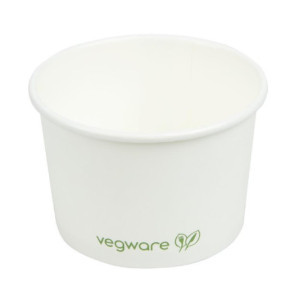 Kuumade toitude komposteeritavad potid 110 ml - 1000 tüki Vegware - Praktilised ja keskkonnasõbralikud