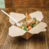 Kõdusöögi karbid kompostitavast paberist nr 1 700 ml - 450 tk komplektis - Vegware Eco