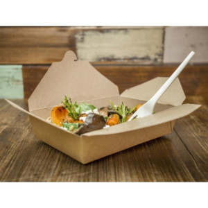Toitude komposteeritavad pappkarbid nr 2 1500 ml - 280 tükki Vegware - ökoloogilised ja praktilised