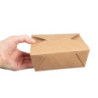Kõdunevast pappkarbist toidukarbid nr 3 1800 ml - 180 tk komplektis - Vegware - Keskkonnasõbralikud ja praktilised!