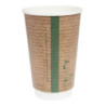 Puidust topeltseinaga komposteeritavad kuumade jookide tassid 455 ml - 500 tükki Vegware'ilt