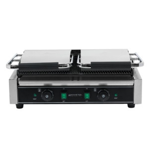 Grill Panini Double - Rihveldatud Plaadid - Dynasteel