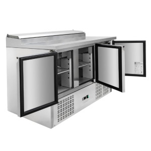 Saladette Compacte - 3 Ustega Katuseluuk - Dynasteel