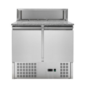 Jahutatud pitsa mööbel - 2 ust - 5 GN 1/6 anumat - Dynasteel