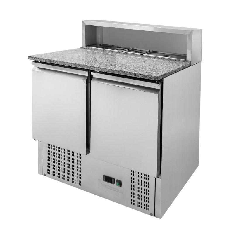 Jahutatud pitsa mööbel - 2 ust - 5 GN 1/6 anumat - Dynasteel Jahutatud pitsa mööbel - 2 ust - 5 GN 1/6 anumat - Dynasteel