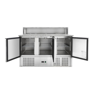 Külmutatud pitsa mööbel - 3 ust - 8 GN 1/6 anumat - Dynasteel