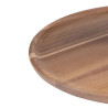 3-tasemeline akaatsiapuidust aluslauake ø305x395 mm - Olympia