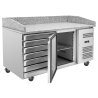 Pizza mööbel 600x400 - 1 uks ja 7 sahtlit - Dynasteel
