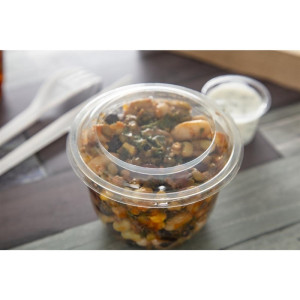 Taaskasutatav PET-kaas potidele 227, 340, 454 ml - Partii 1800 - Faerch